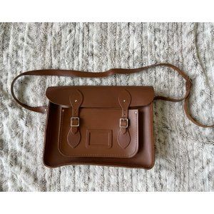 Cambridge Satchel Company 13" leather satchel in medium brown